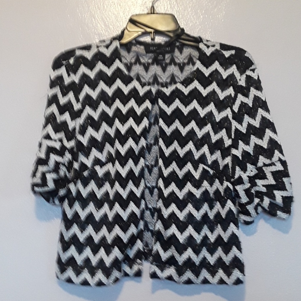 N W/O T, Black and Silver Vest